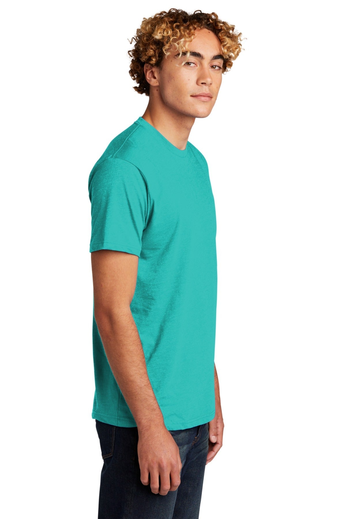 TahitiBlue Next Level Apparel Adult CVC Tee. NL6210