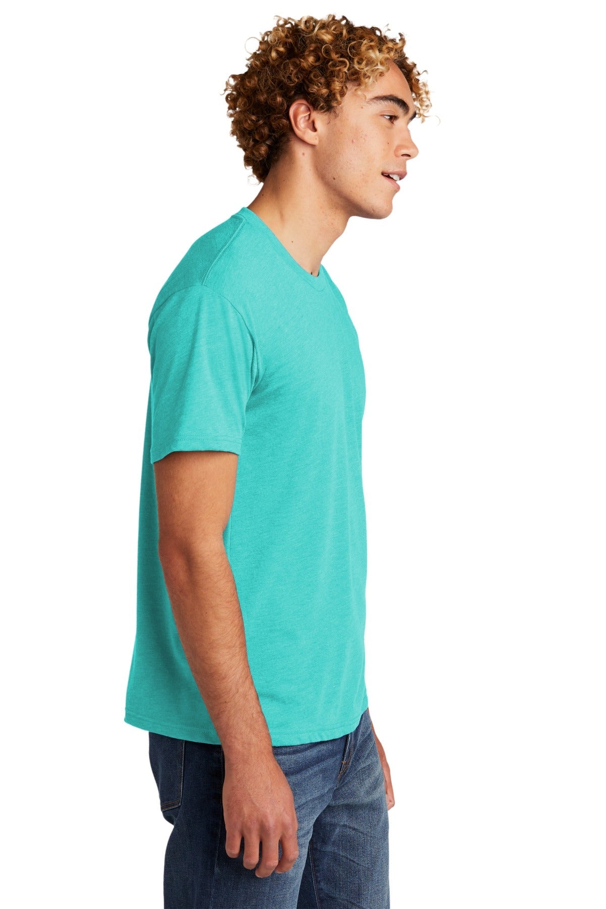 TahitiBlue Next Level Apparel Adult Tri-Blend Tee. NL6010