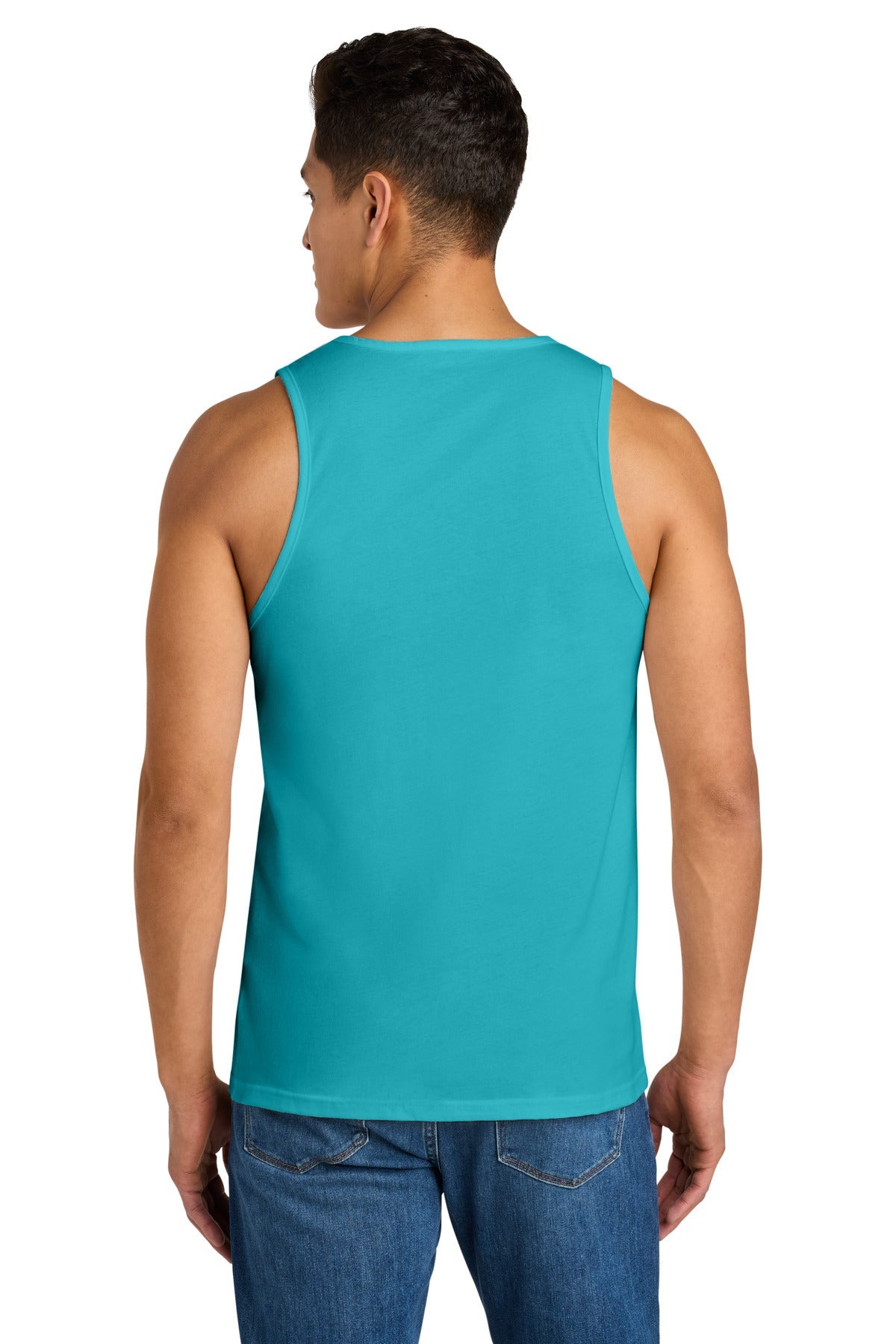 TahitiBlue Next Level Apparel Cotton Muscle Tank NL3633