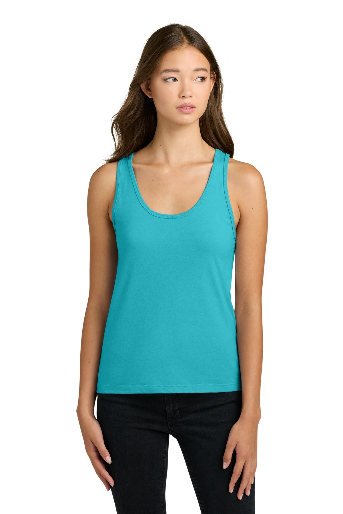 TahitiBlue Next Level Apparel Women's Cotton Tank NL3933
