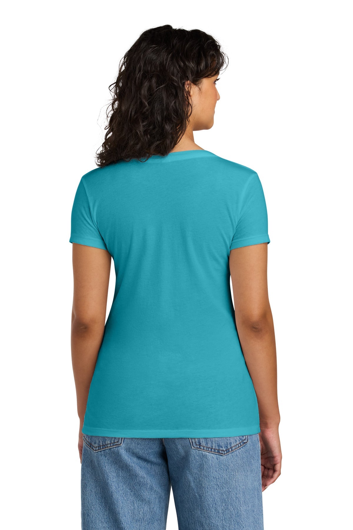 TahitiBlue Next Level Apparel Women's Ideal V-Neck Tee NL1540