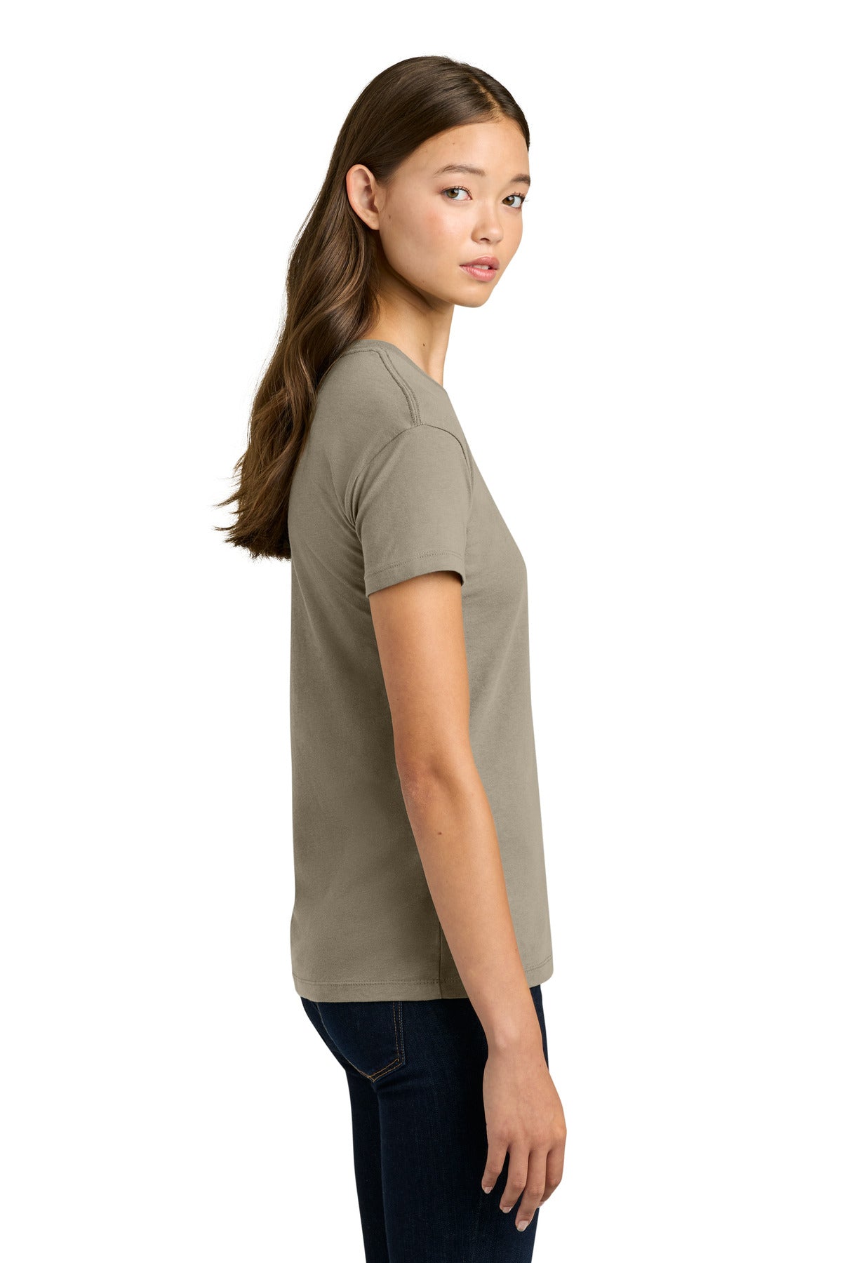 Tan Next Level Apparel Women's Cotton Relaxed Tee NL3910