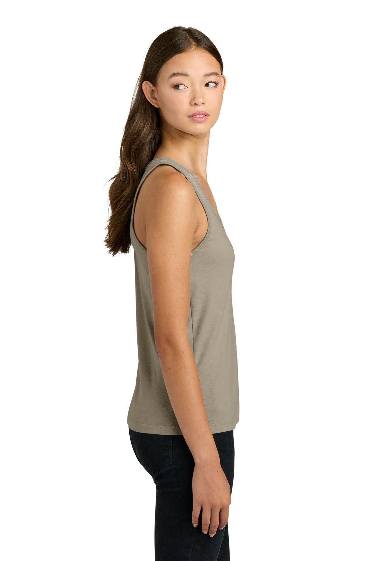 Tan Next Level Apparel Women's Cotton Tank NL3933