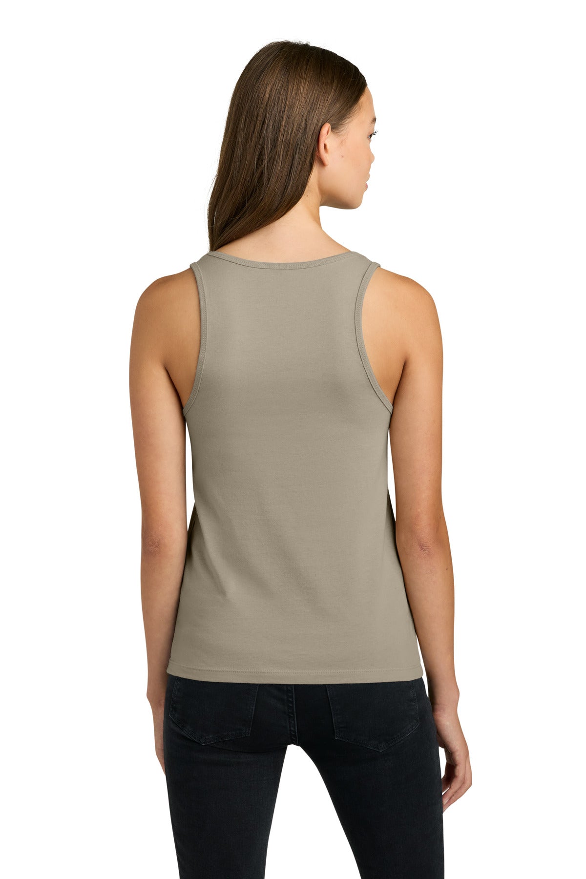 Tan Next Level Apparel Women's Cotton Tank NL3933