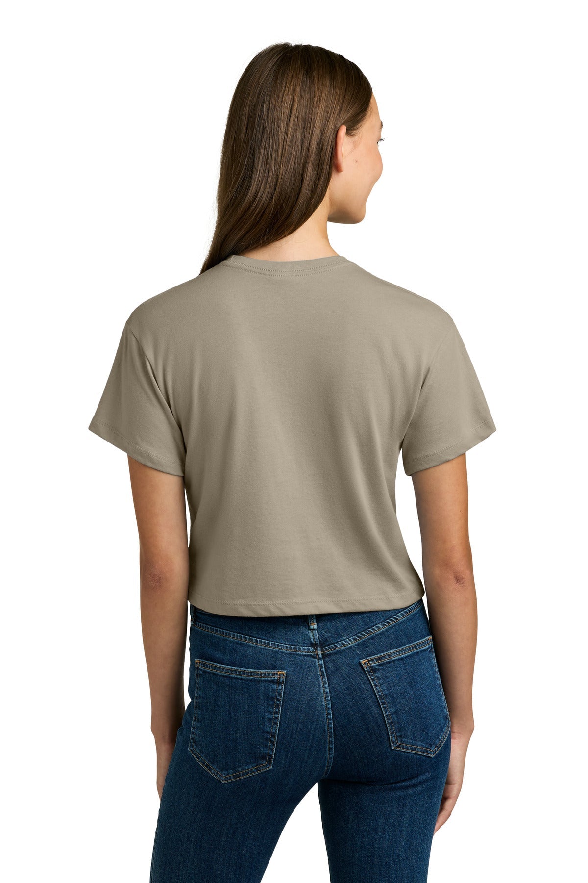 Tan Next Level Apparel Women's Ideal Crop Top NL1580