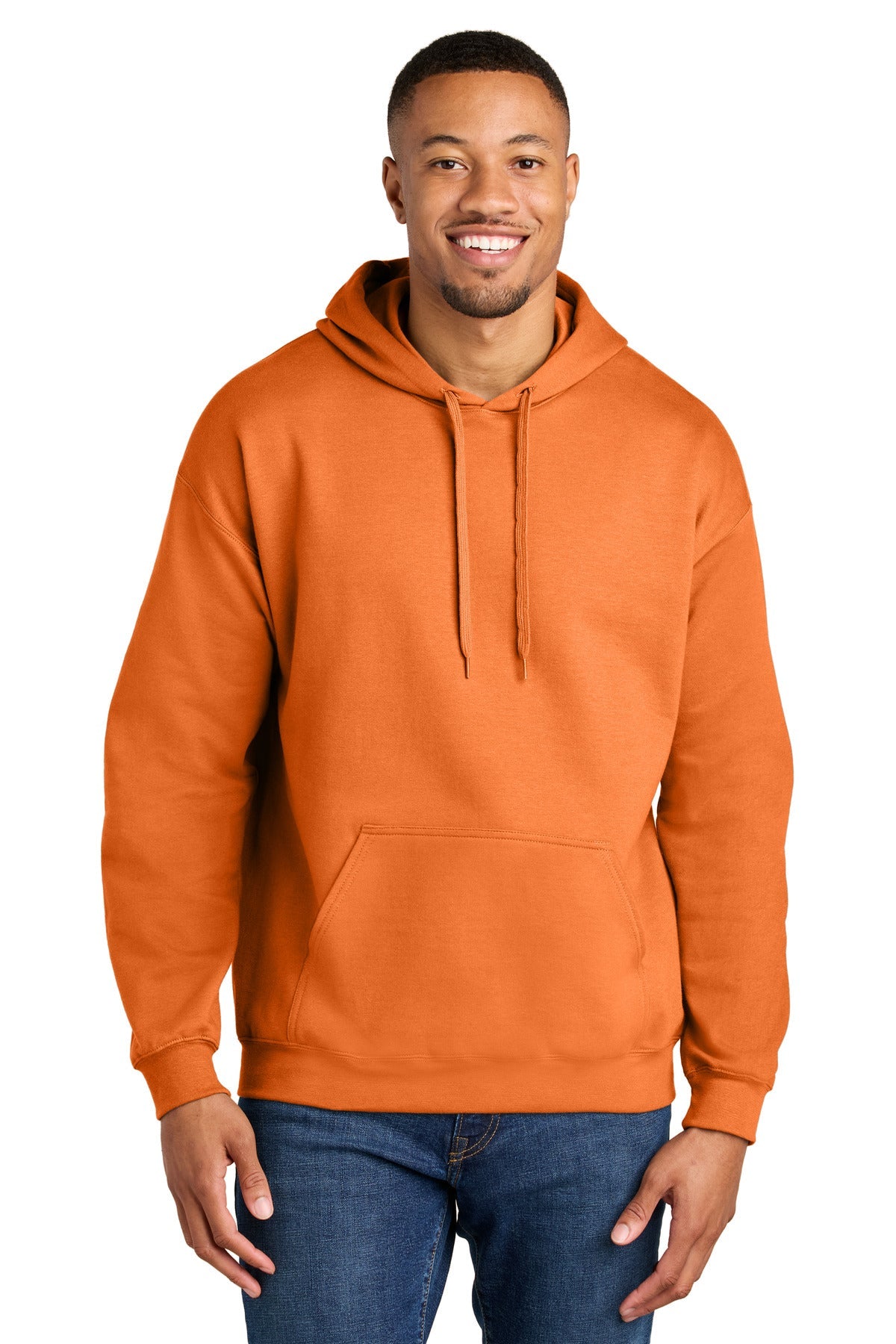 Tangerine Gildan Softstyle Midweight Pullover Hooded Sweatshirt SF500