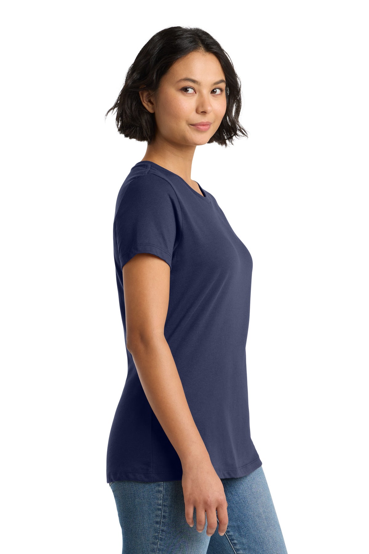 Tanzanite District Women's Perfect Weight Tee. DM104L
