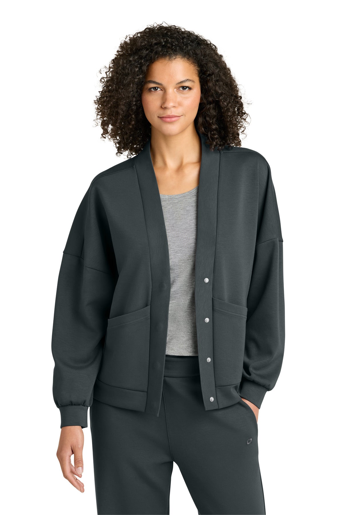 TarmacGrey OGIO Women's Transcend Cardigan LOG862
