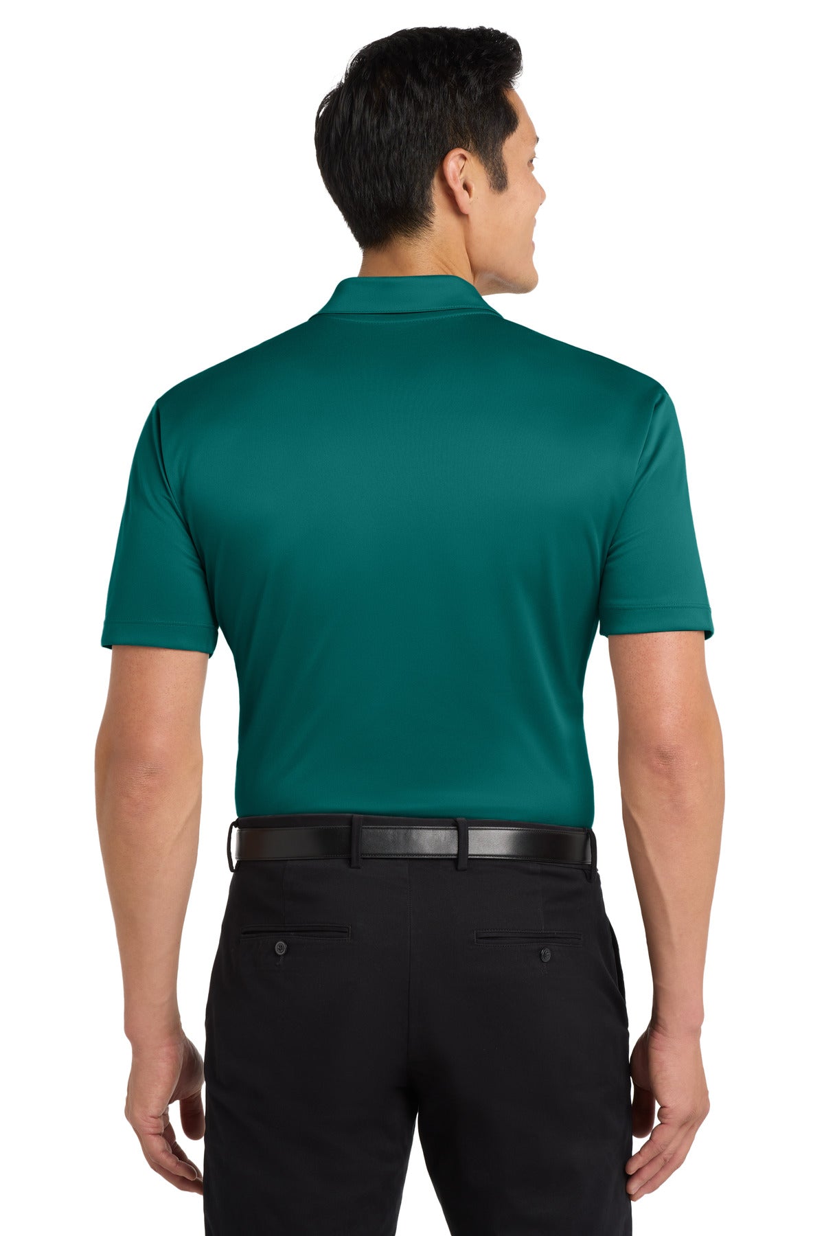 Teal Green Port Authority Silk Touch Performance Polo. K540