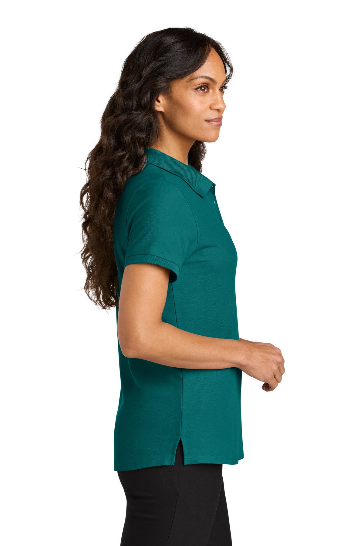 TealGreen Port Authority Women's Wearever Signature Pique Polo LK200