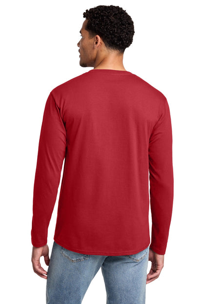 Team Cardinal Port & Co Long Sleeve Fan Favorite Tee. PC450LS