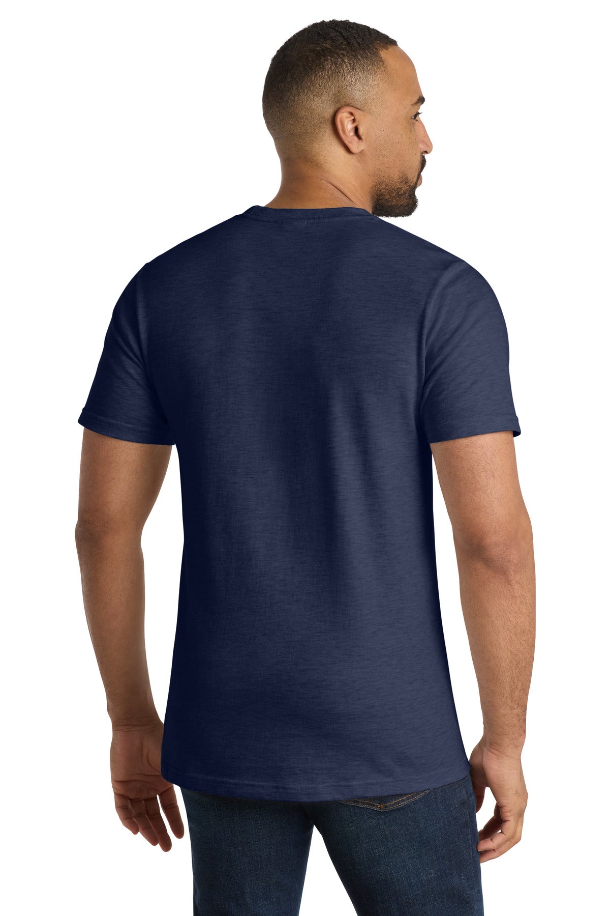 Team Navy Hthr Port & Co Bouncer Tee PC600