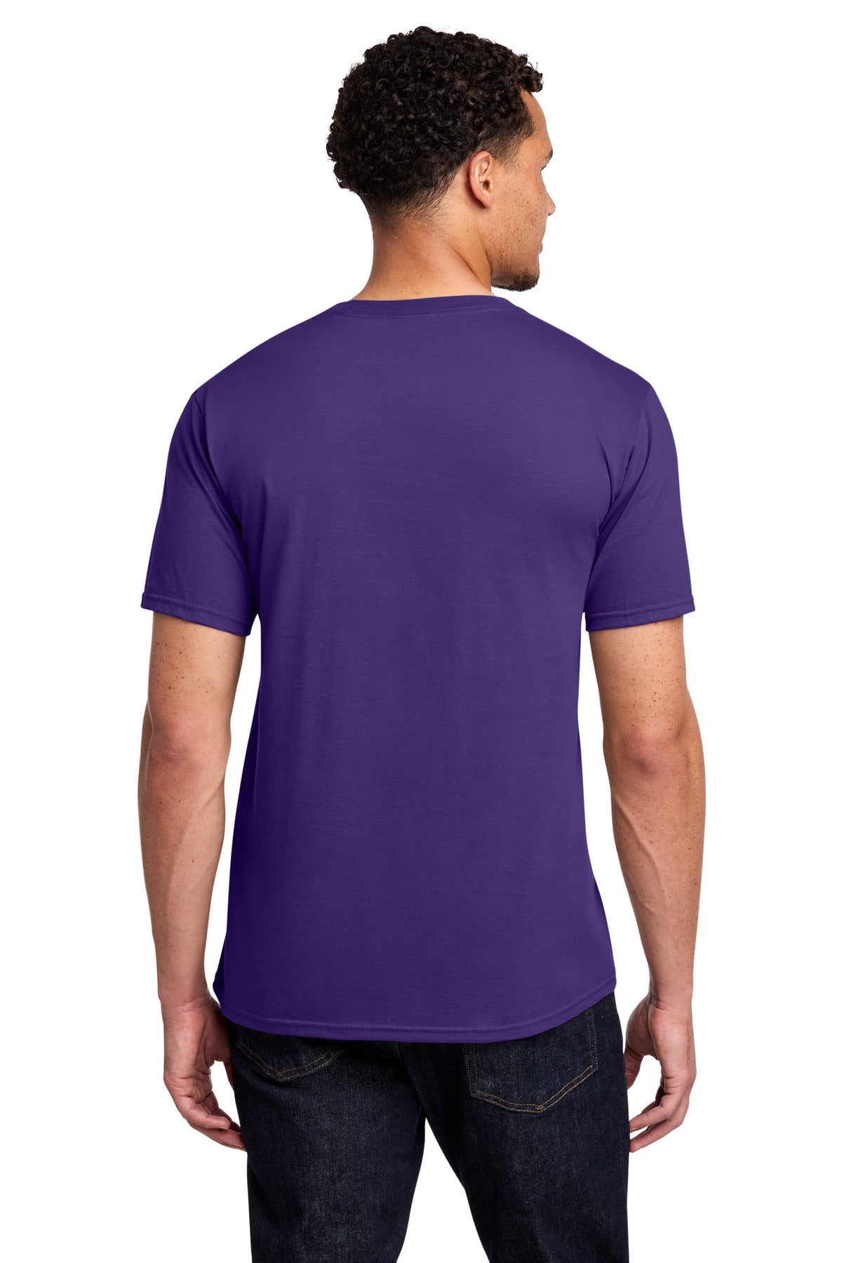Team Purple Port & Co Fan Favorite Tee. PC450