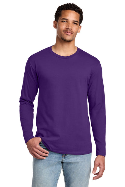 Team Purple Port & Co Long Sleeve Fan Favorite Tee. PC450LS