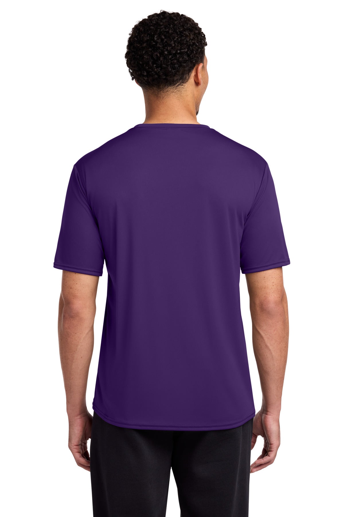 Team Purple Port & Co Performance Tee. PC380