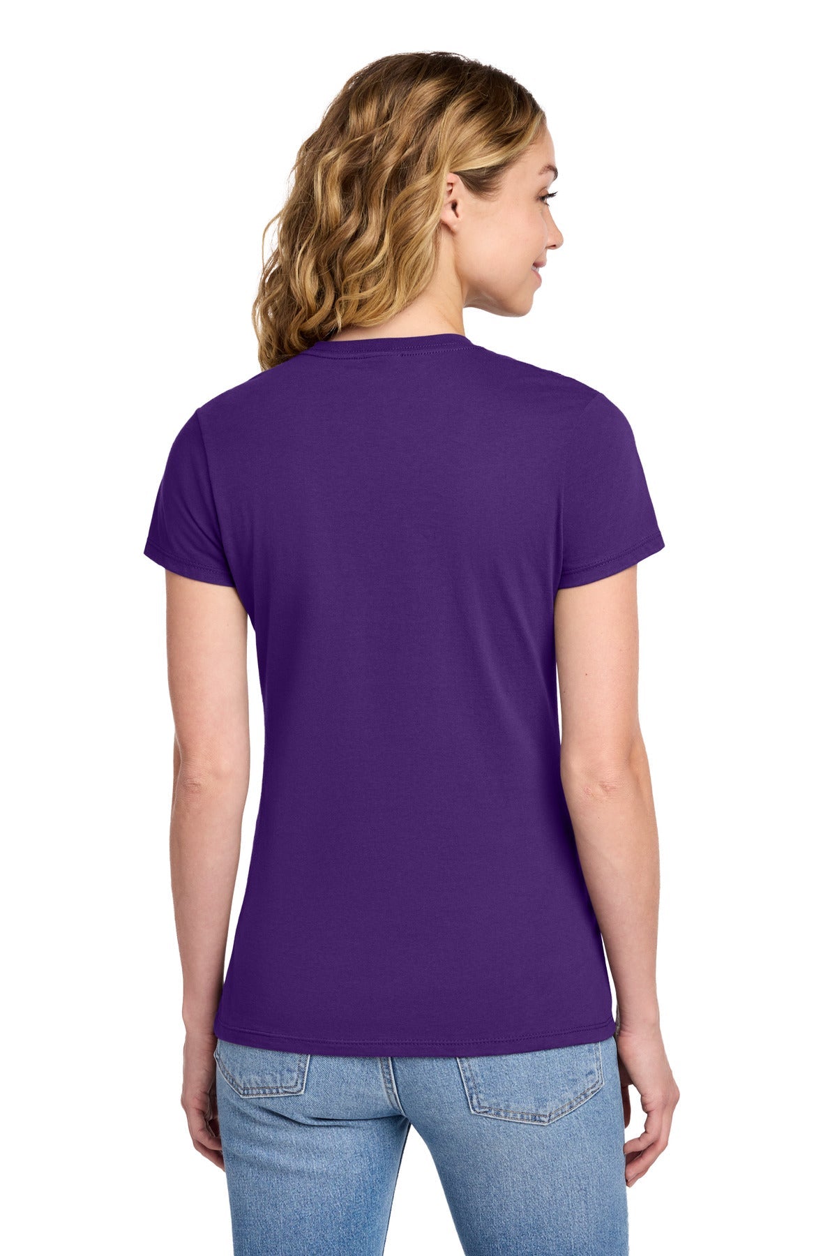 Team Purple Port & Co Women's Fan Favorite Tee. LPC450