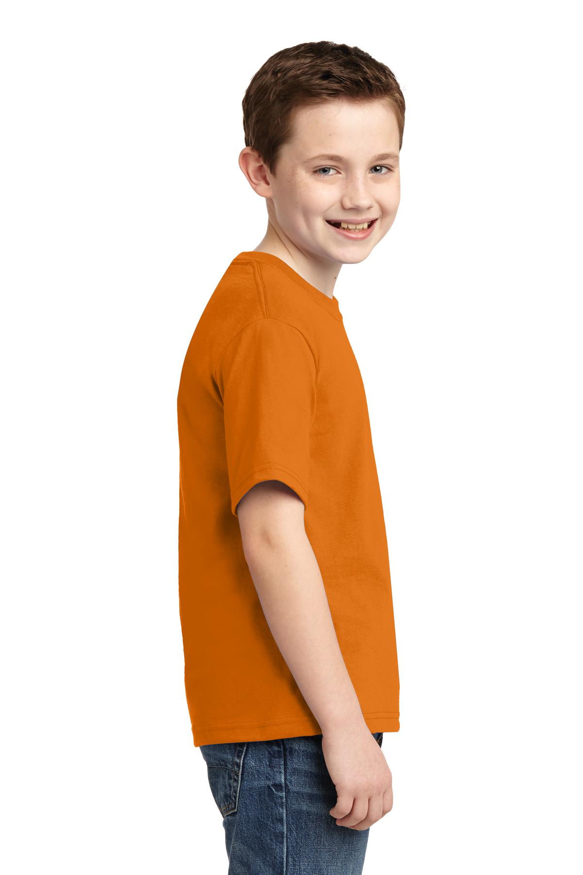 Tennessee Orng Jerzees - Youth Dri-Power 50/50 Cotton/Poly T-Shirt. 29B