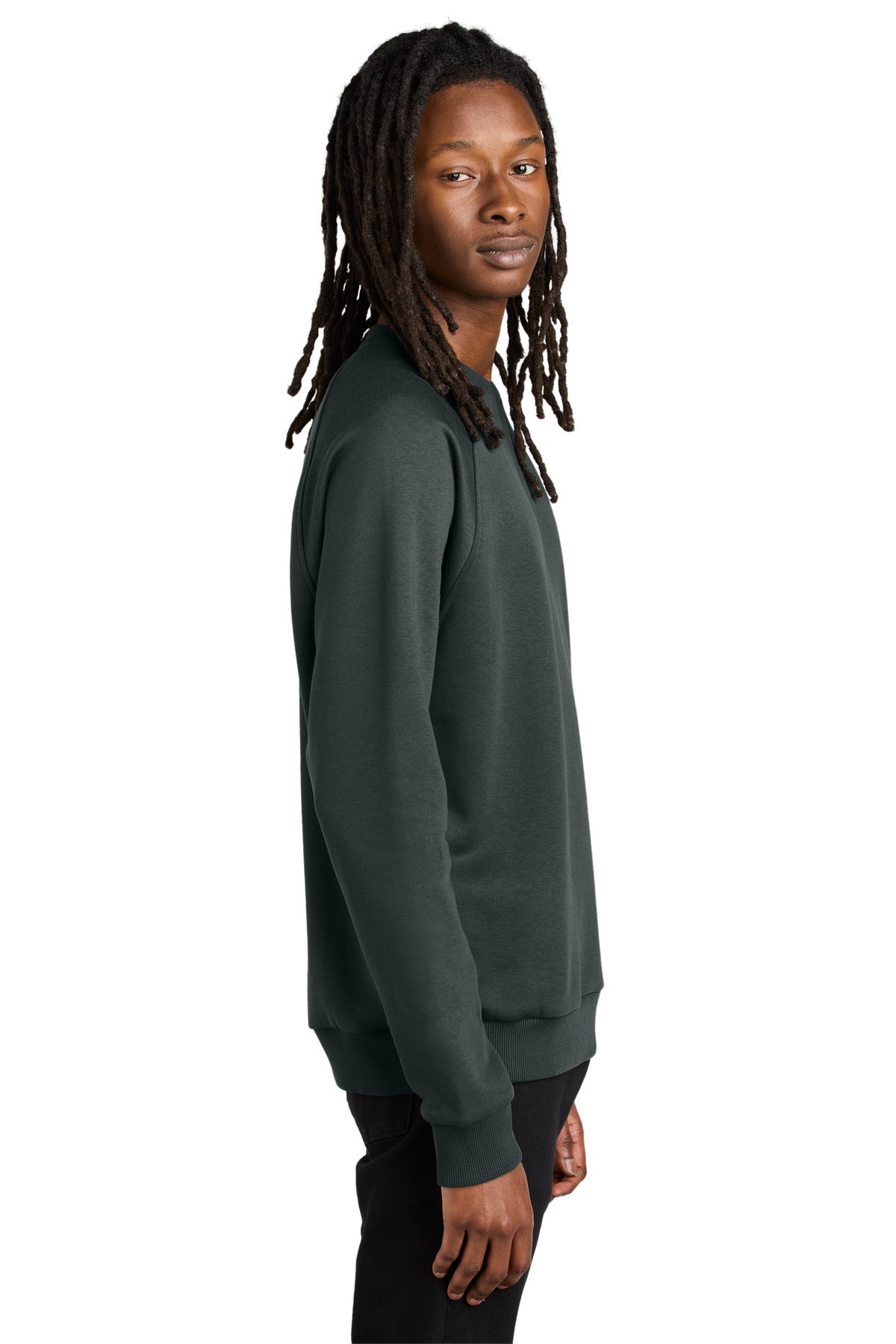 Teraingrey Allmade Unisex Organic CVC Fleece Crewneck Sweatshirt AL5004