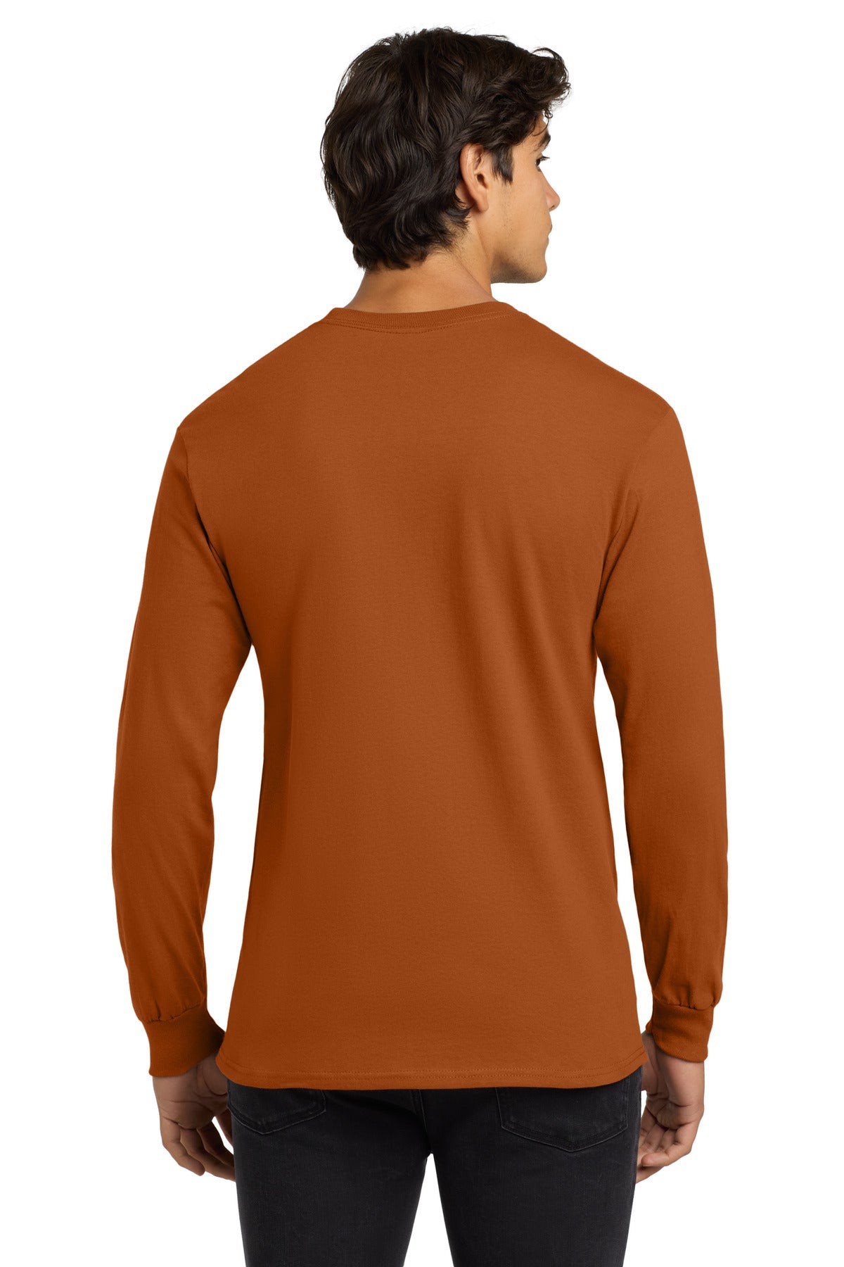 Texas Orange Gildan - Ultra Cotton 100% US Cotton Long Sleeve T-Shirt. G2400