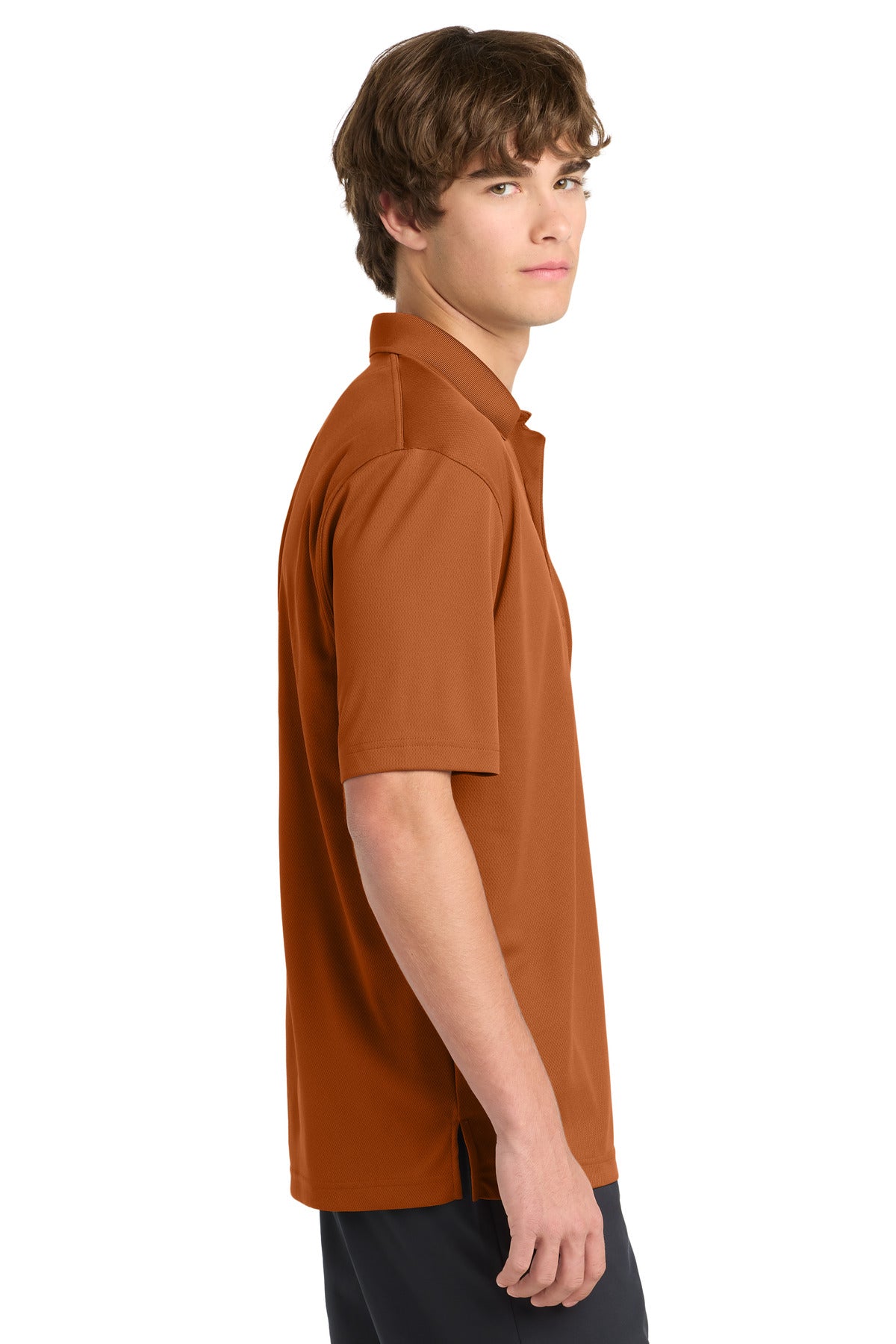 Texas Orange Sport-Tek Dri-Mesh Polo. K469
