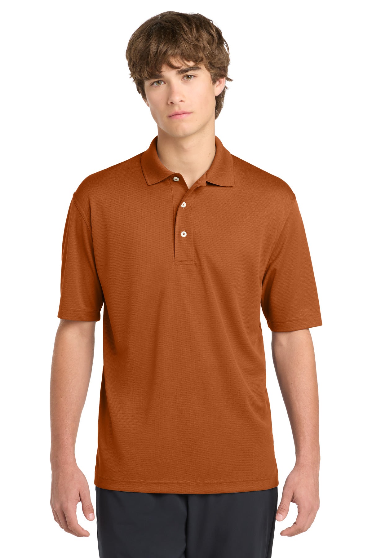 Texas Orange Sport-Tek Dri-Mesh Polo. K469