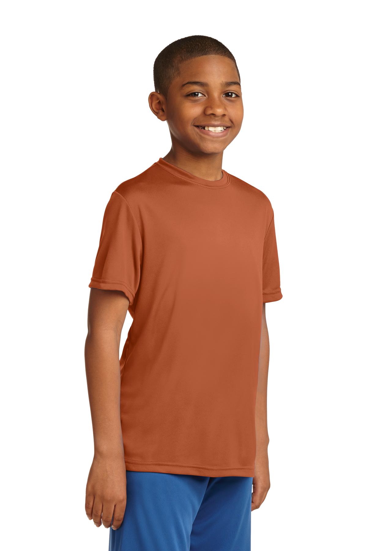 Texas Orange Sport-Tek Youth PosiCharge Competitor Tee. YST350