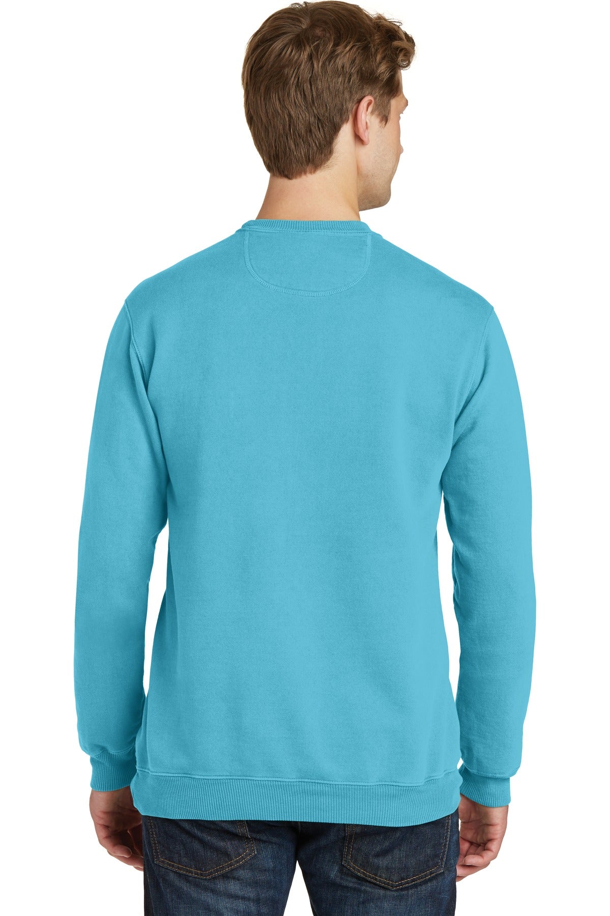 Tidal Wave Port & Co Beach Wash Garment-Dyed Crewneck Sweatshirt PC098