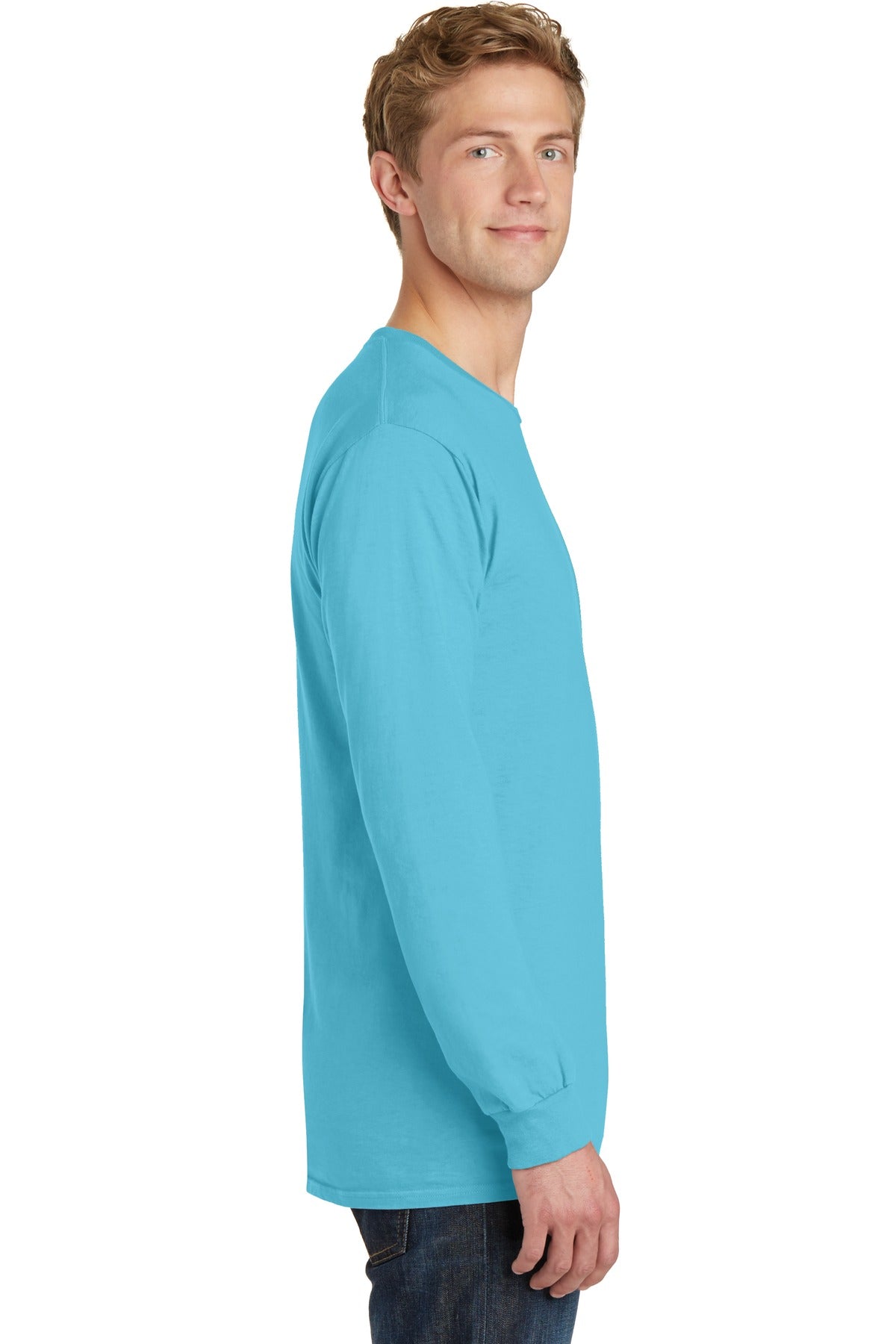 Tidal Wave Port & Co Beach Wash Garment-Dyed Long Sleeve Tee PC099LS