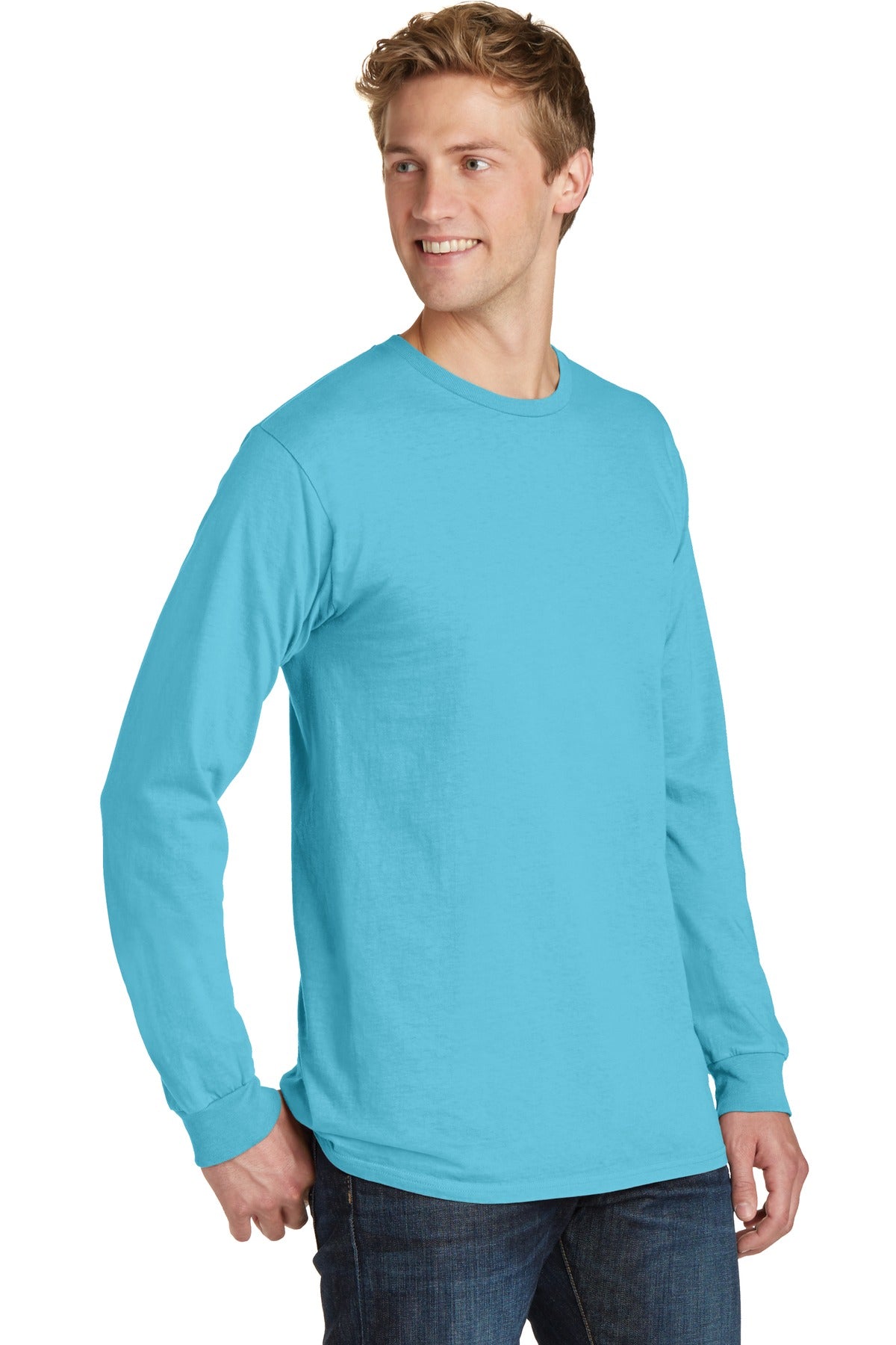 Tidal Wave Port & Co Beach Wash Garment-Dyed Long Sleeve Tee PC099LS