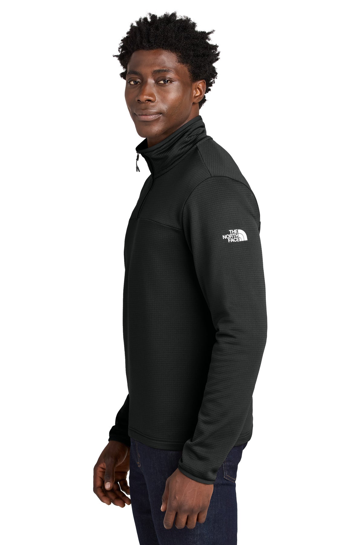 TNFBlack The North Face Aim 1/4-Zip Fleece NF0A8ENJ