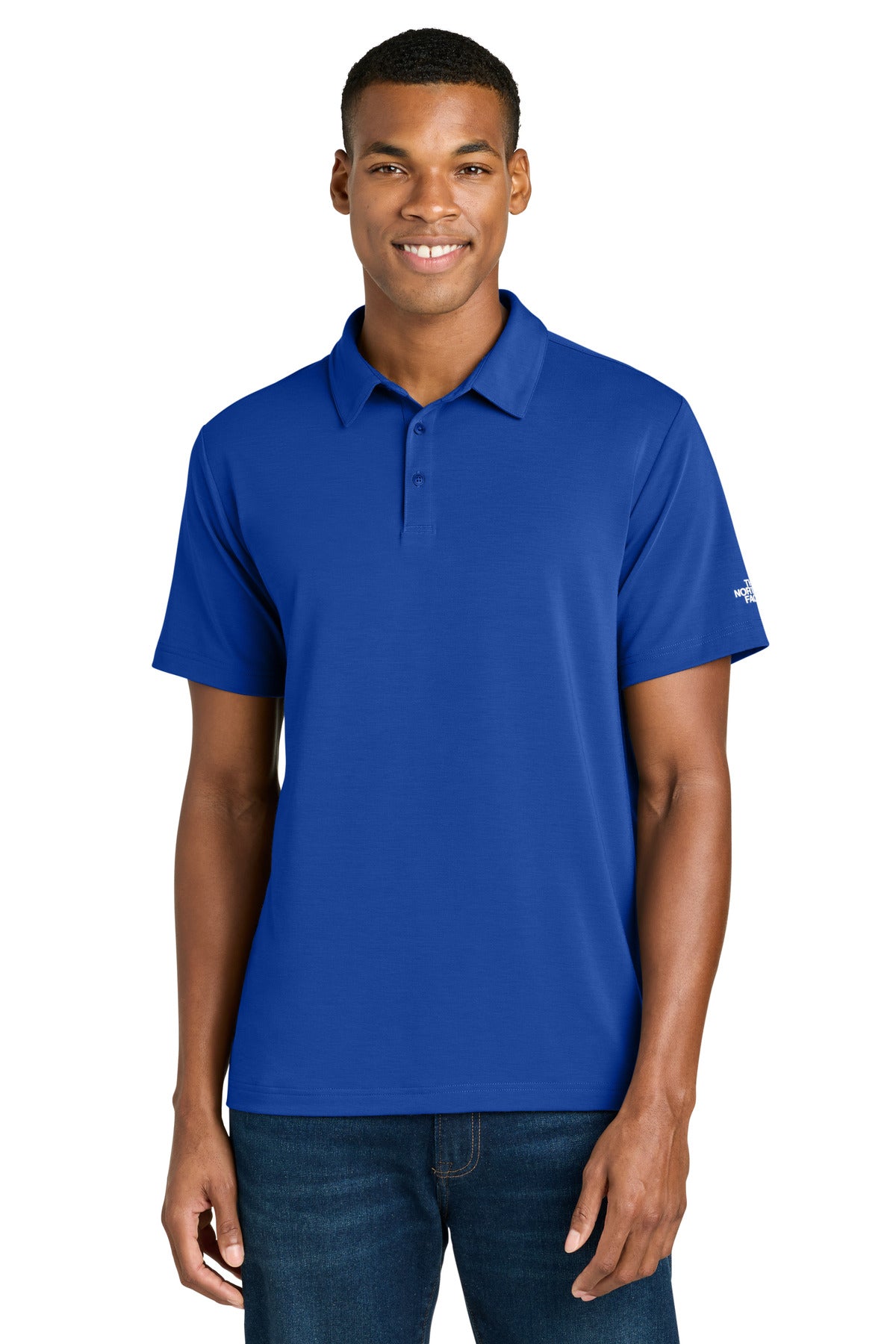 TNFBlue The North Face Canyon Crest Polo NF0A8GE0