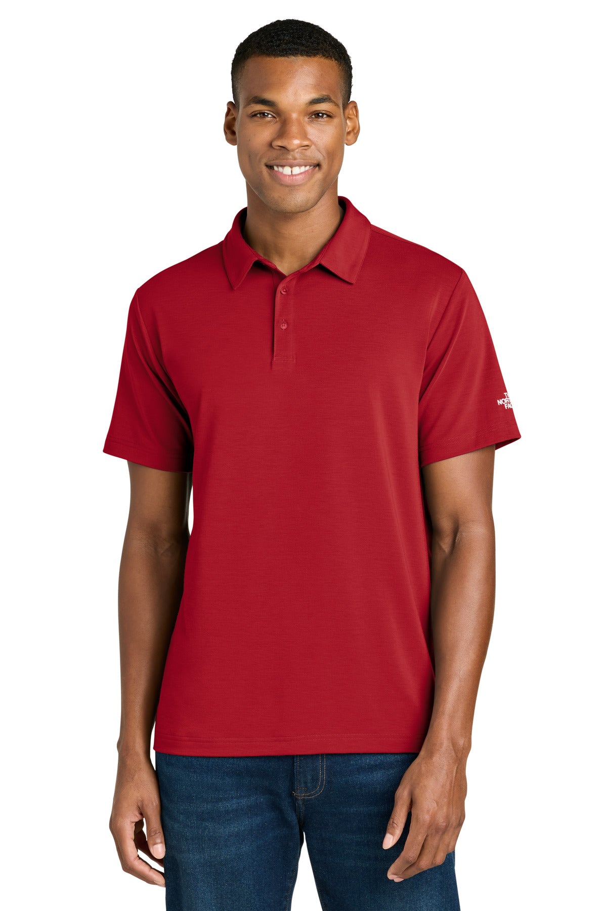 TNFRed The North Face Canyon Crest Polo NF0A8GE0