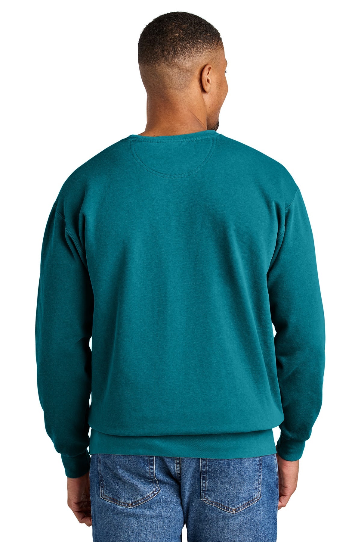 TopazBlue COMFORT COLORS Ring Spun Crewneck Sweatshirt. 1566