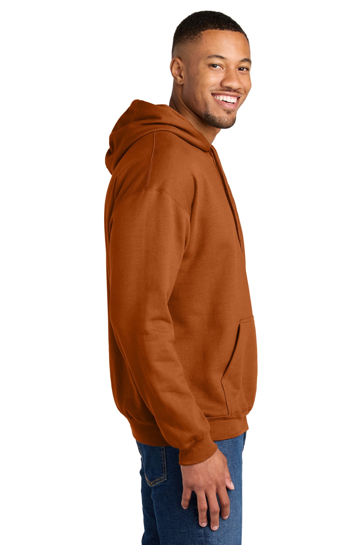 TOrange Gildan Softstyle Midweight Pullover Hooded Sweatshirt SF500