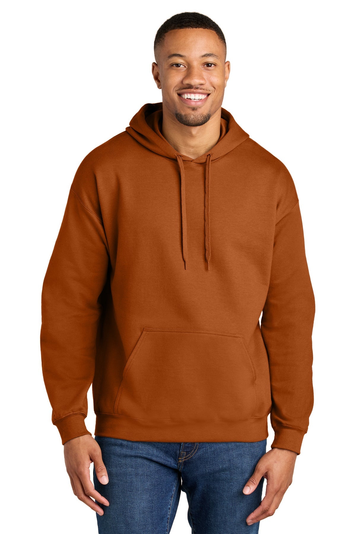 TOrange Gildan Softstyle Midweight Pullover Hooded Sweatshirt SF500
