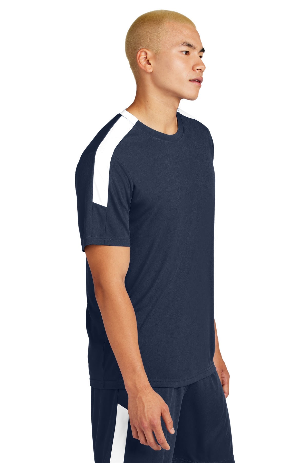 TrNv/White Sport-Tek Competitor United Crew ST100