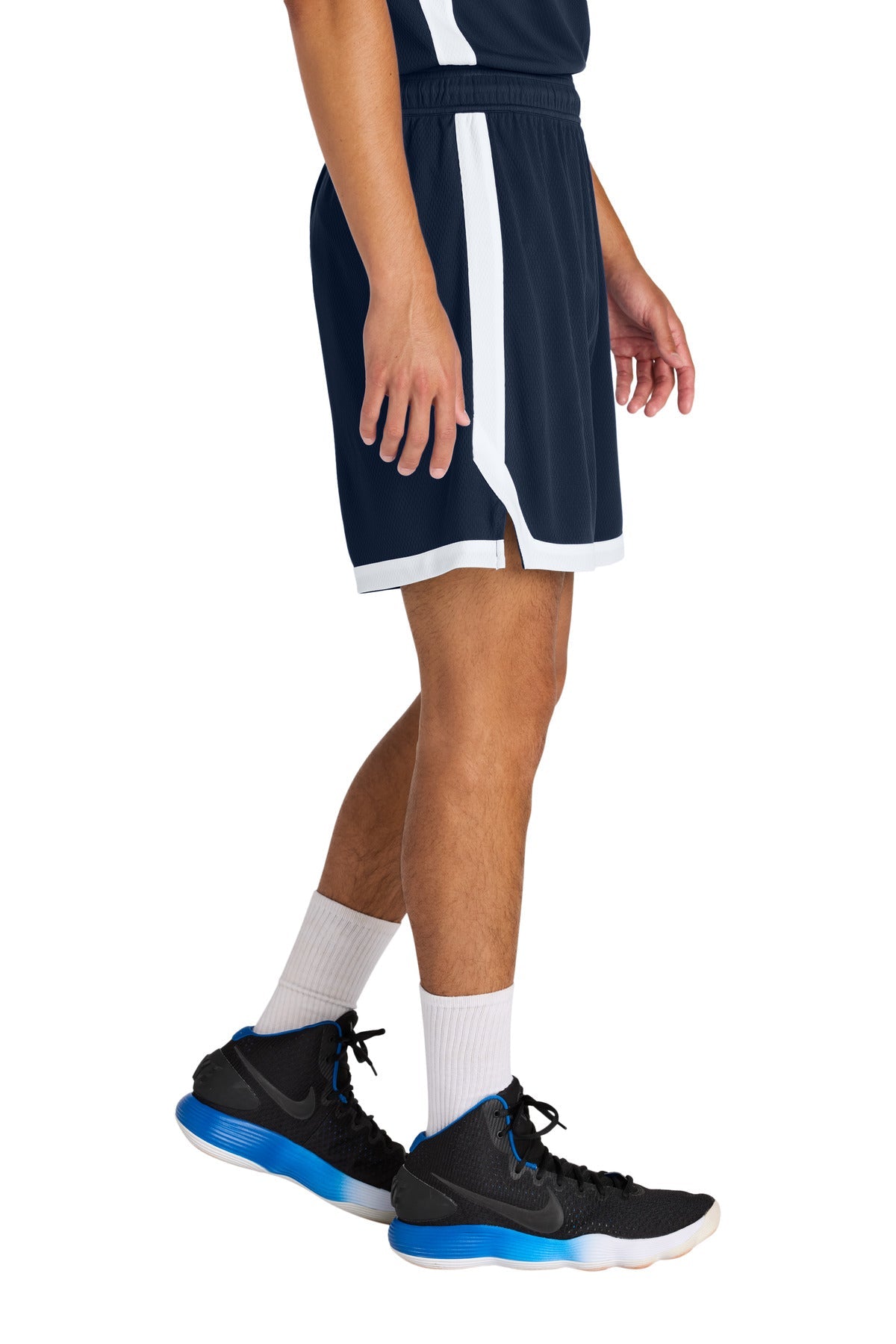 TrNv/White Sport-Tek Rival Basketball 7"Short ST901
