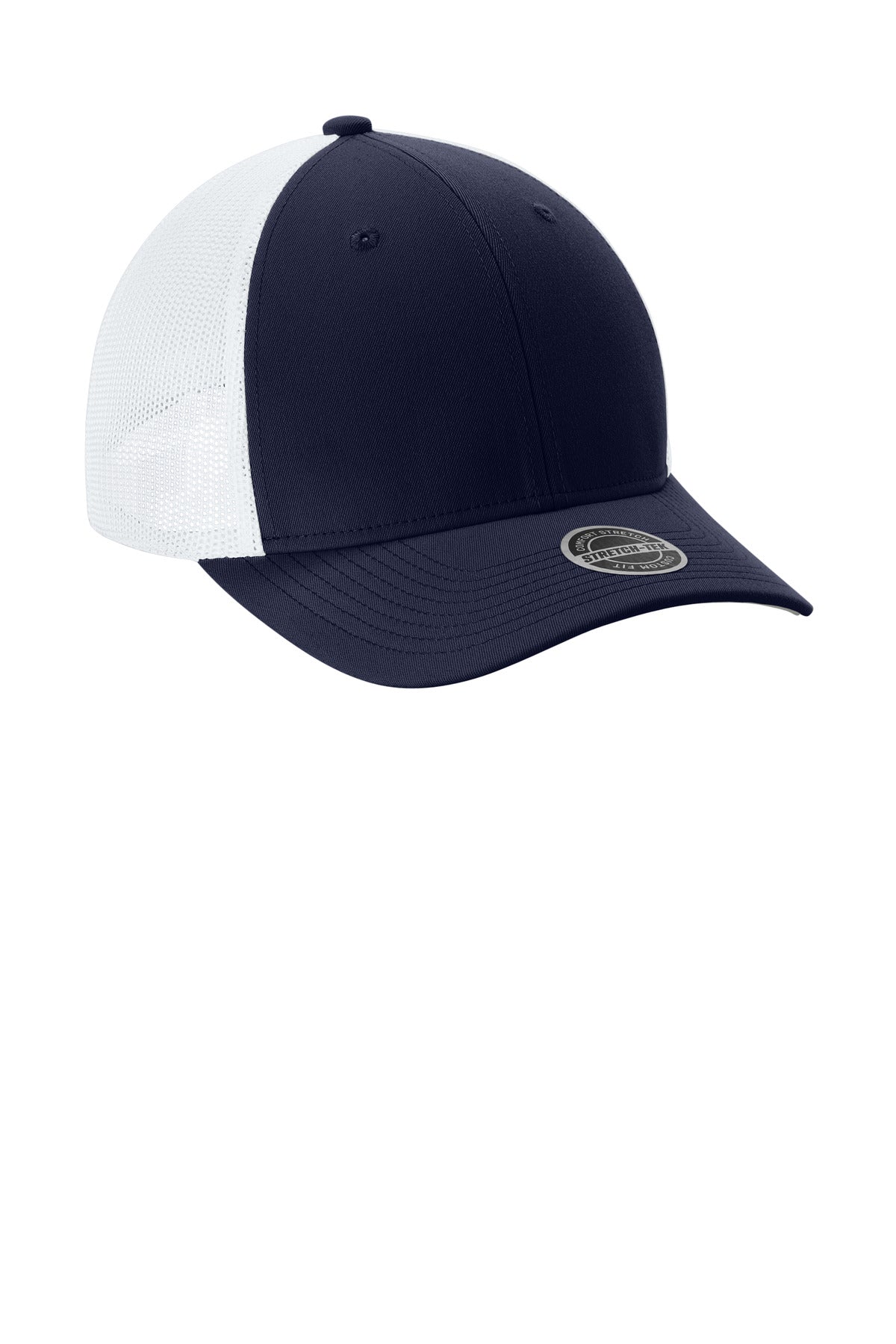 TrNv/White Sport-Tek Stretch-Tek Mesh Back Cap STC60