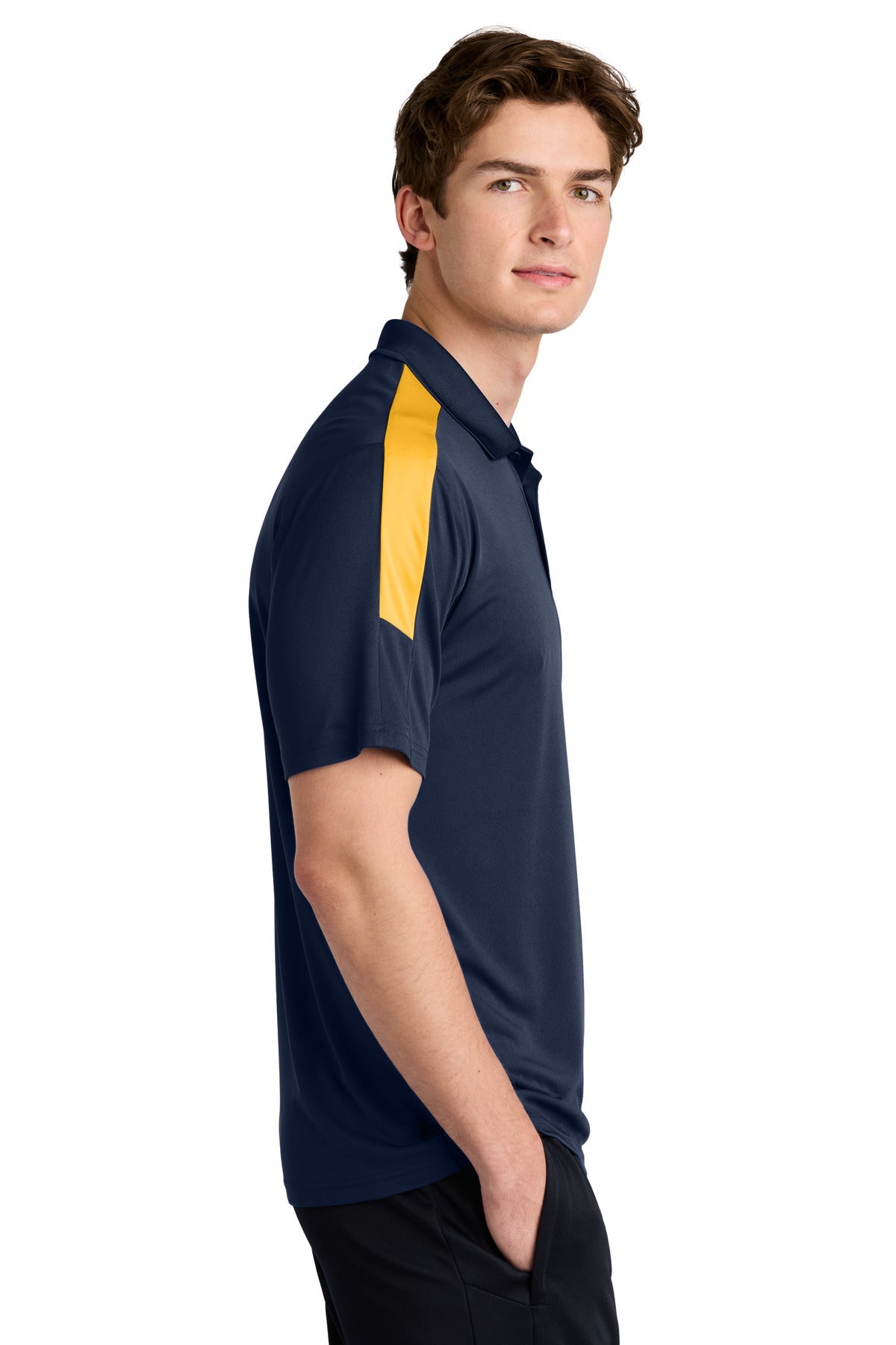TrNvy/Gold Sport-Tek Competitor United Polo ST104