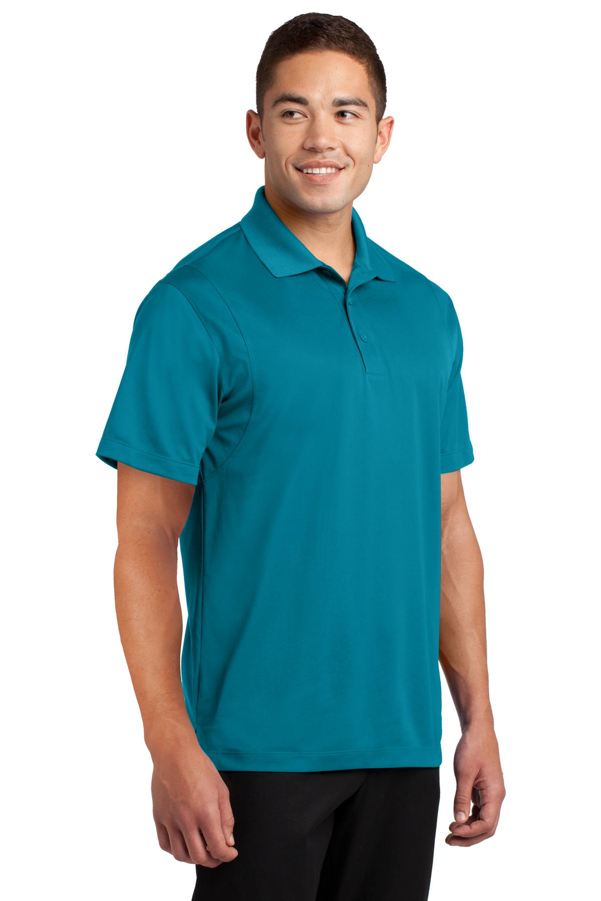 Tropic Blue Sport-Tek Micropique Sport-Wick Polo. ST650