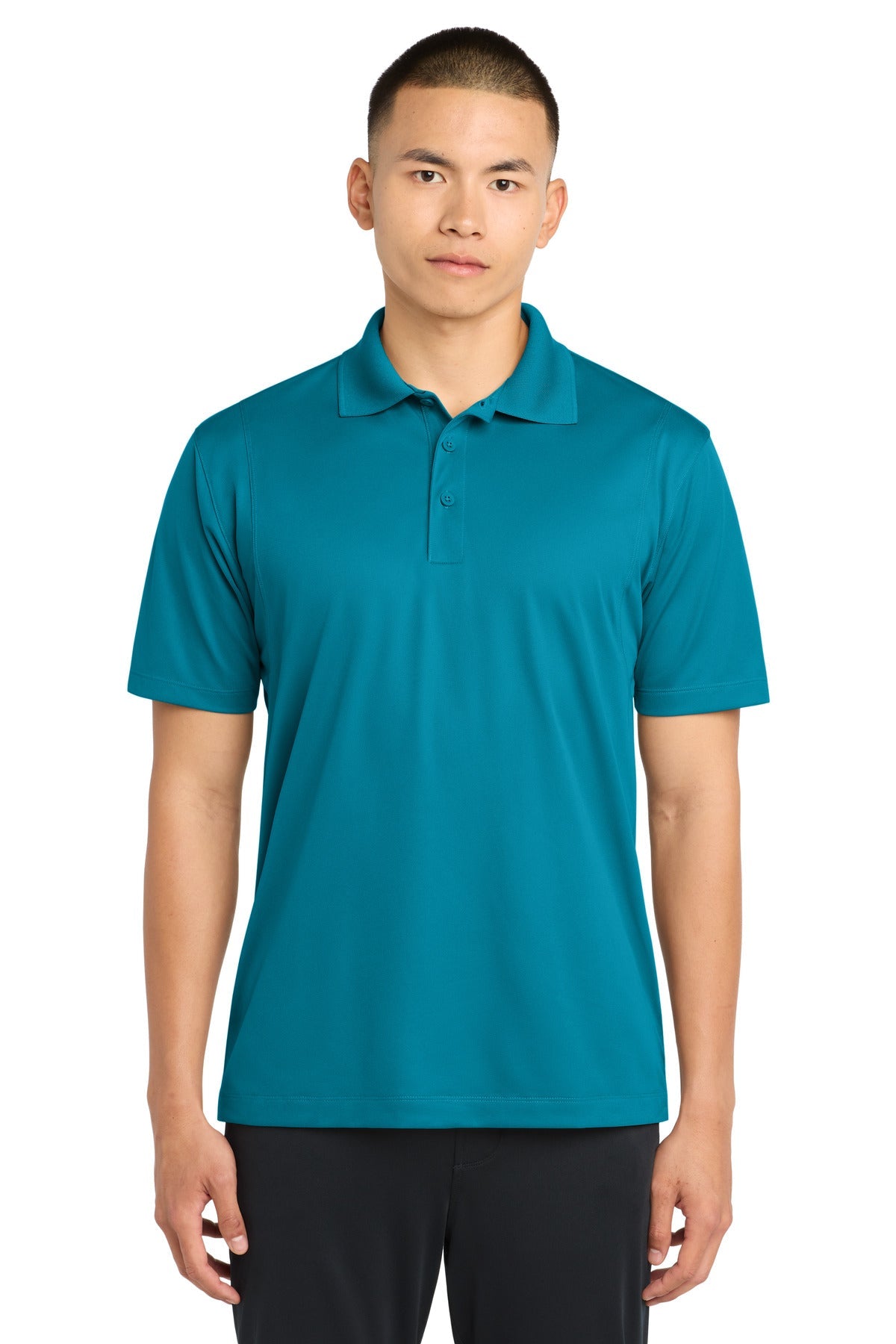 Tropic Blue Sport-Tek Micropique Sport-Wick Polo. ST650