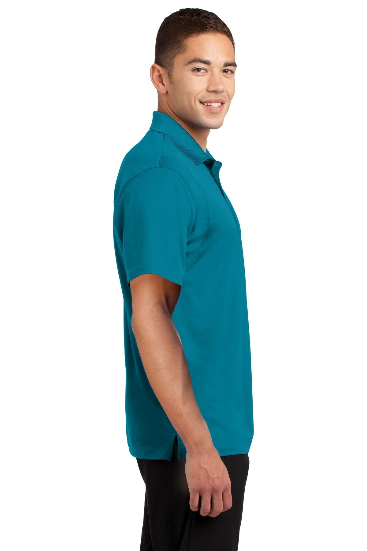 Tropic Blue Sport-Tek Micropique Sport-Wick Polo. ST650