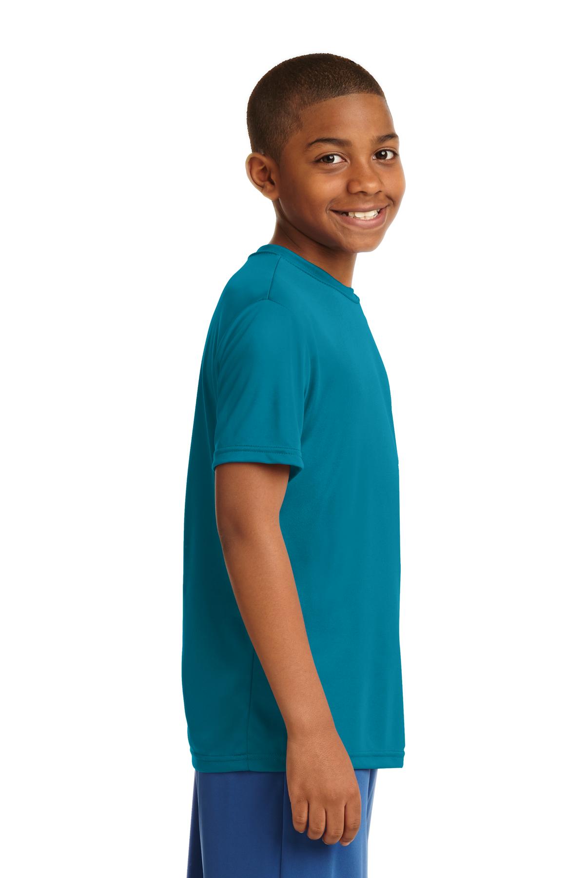 Tropic Blue Sport-Tek Youth PosiCharge Competitor Tee. YST350