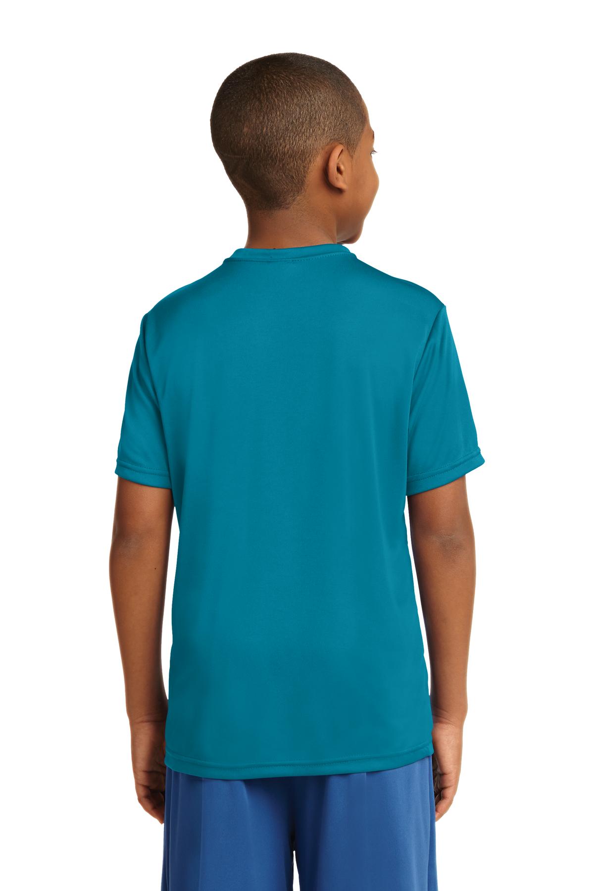 Tropic Blue Sport-Tek Youth PosiCharge Competitor Tee. YST350