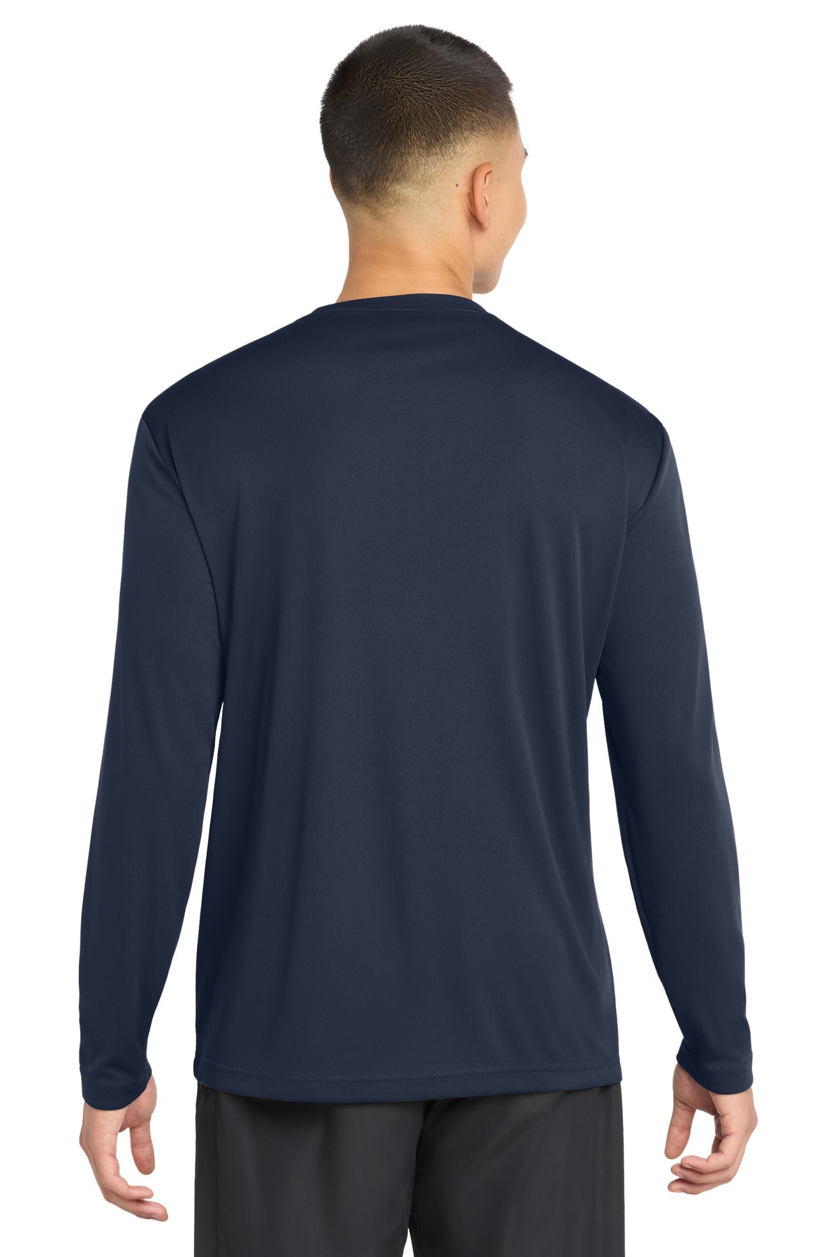 True Navy Sport-Tek Long Sleeve PosiCharge Competitor Tee. ST350LS