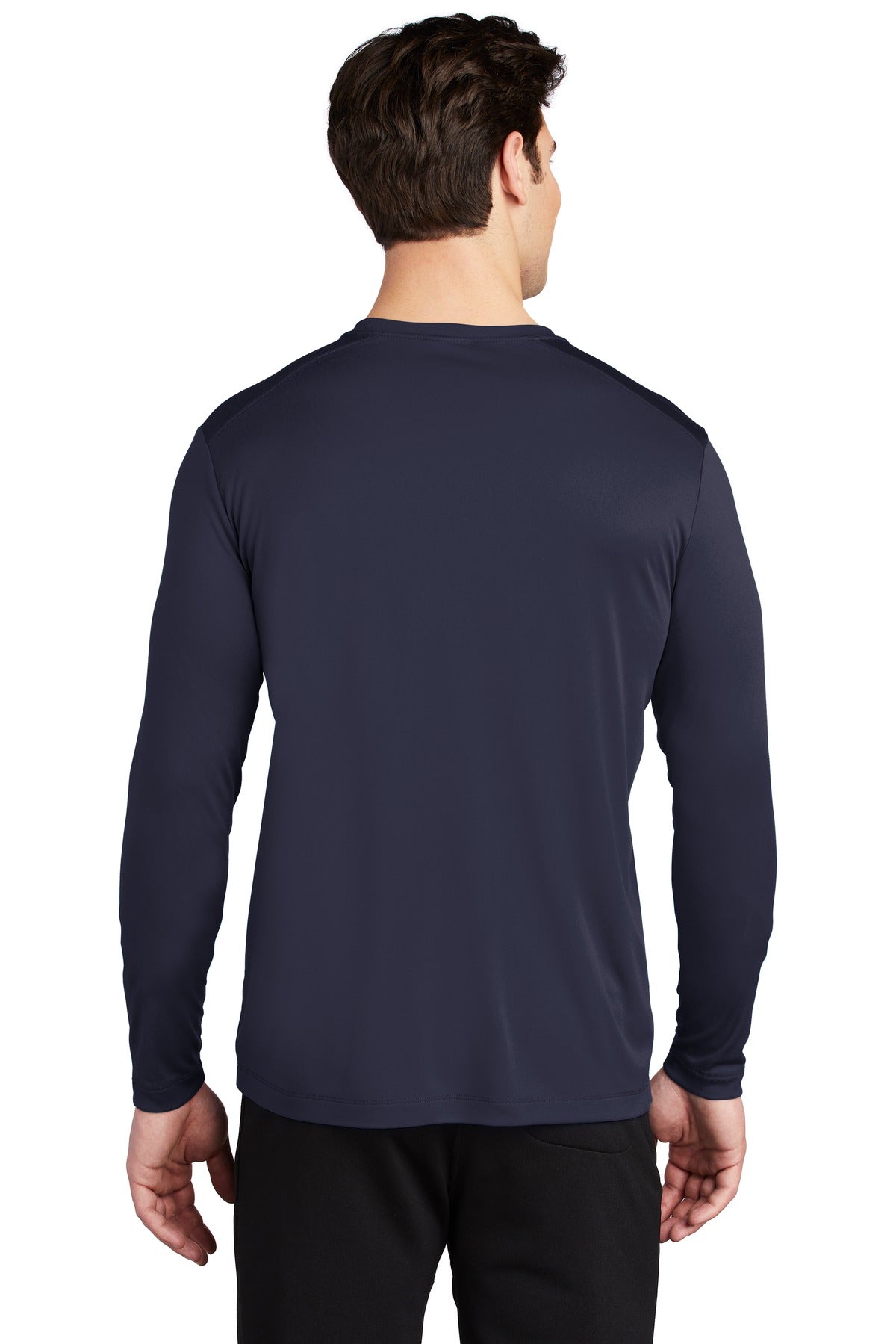 True Navy Sport-Tek Posi-UV Pro Long Sleeve Tee. ST420LS