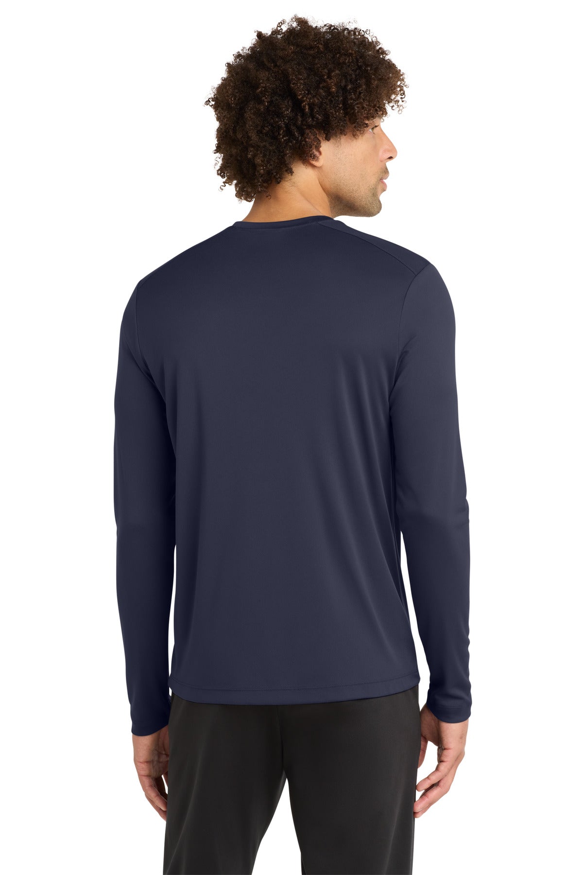 True Navy Sport-Tek Posi-UV Pro Long Sleeve Tee. ST420LS