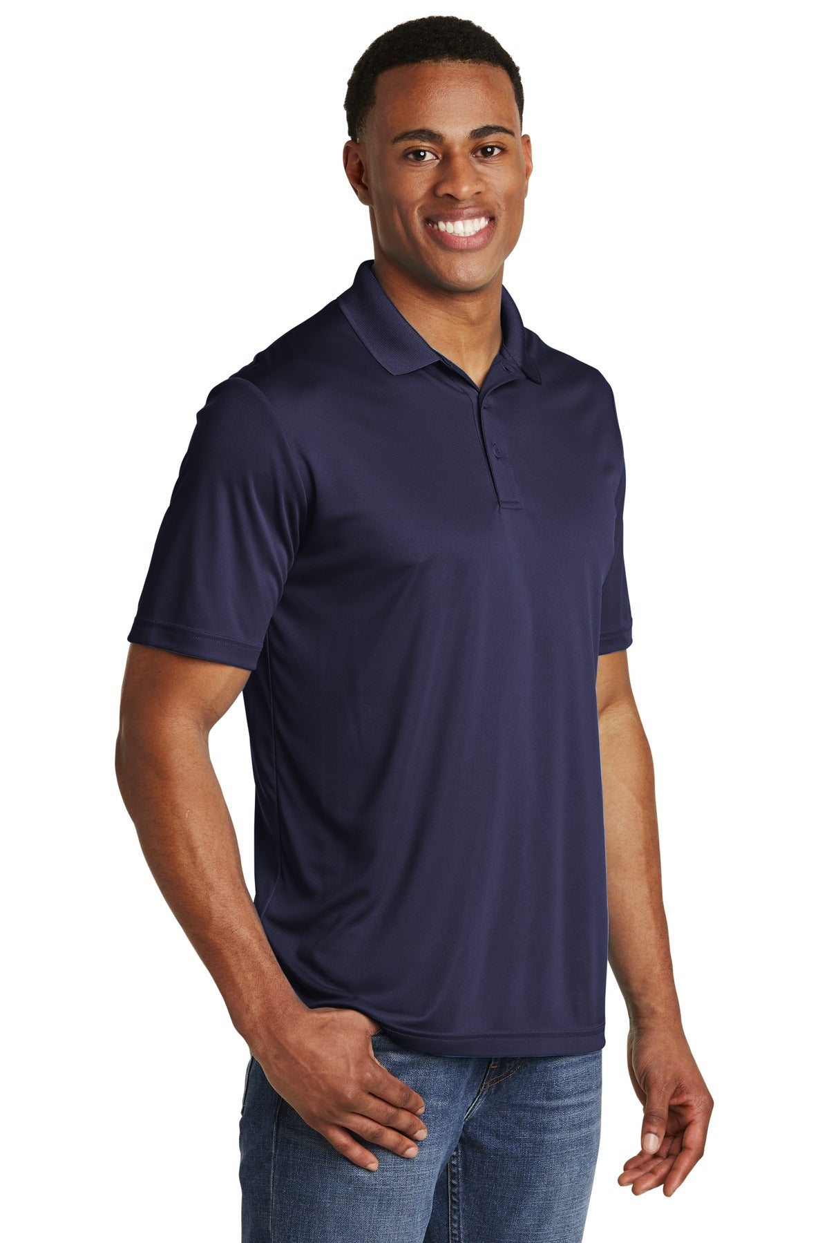 True Navy Sport-Tek PosiCharge Competitor Polo. ST550