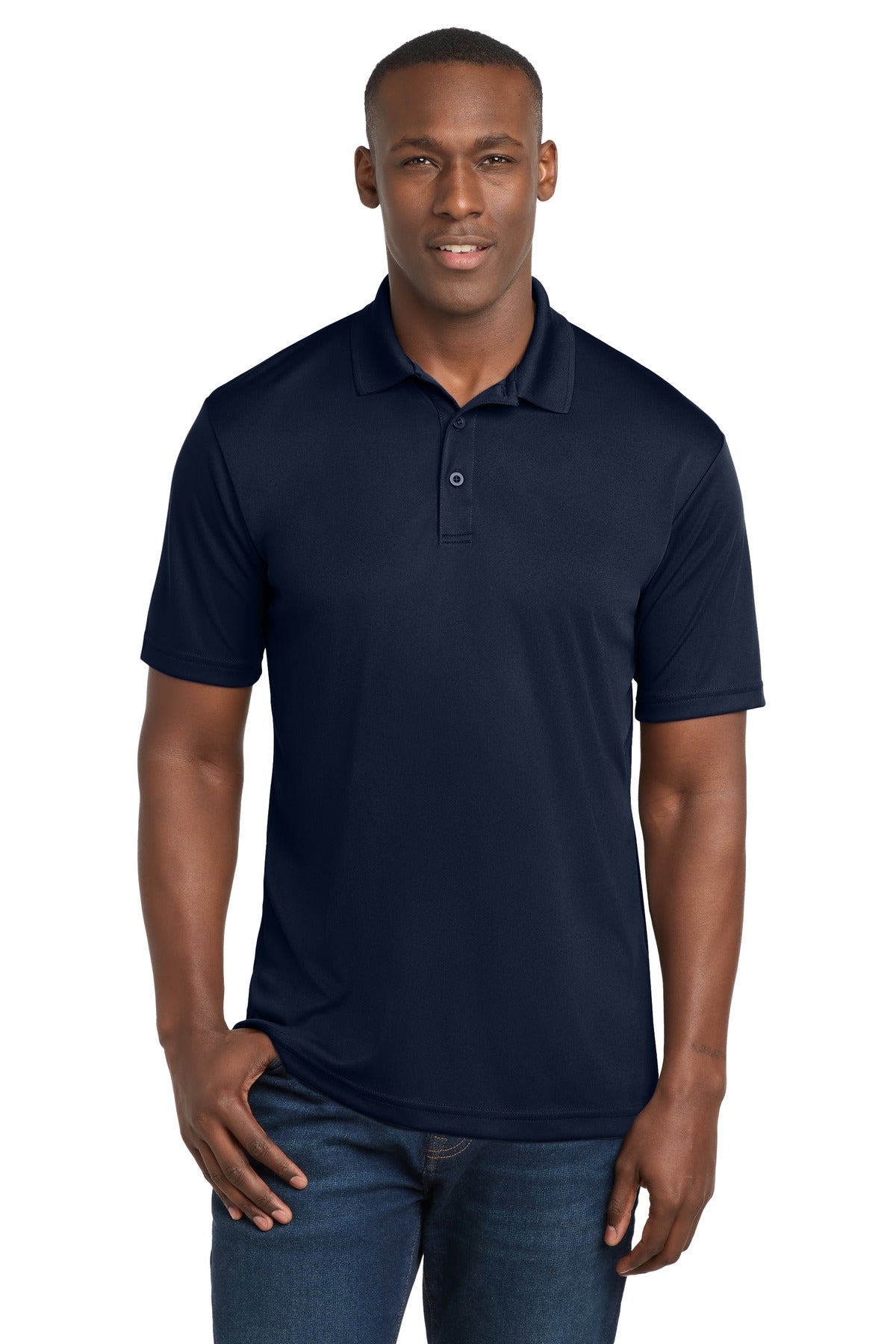 True Navy Sport-Tek PosiCharge Competitor Polo. ST550
