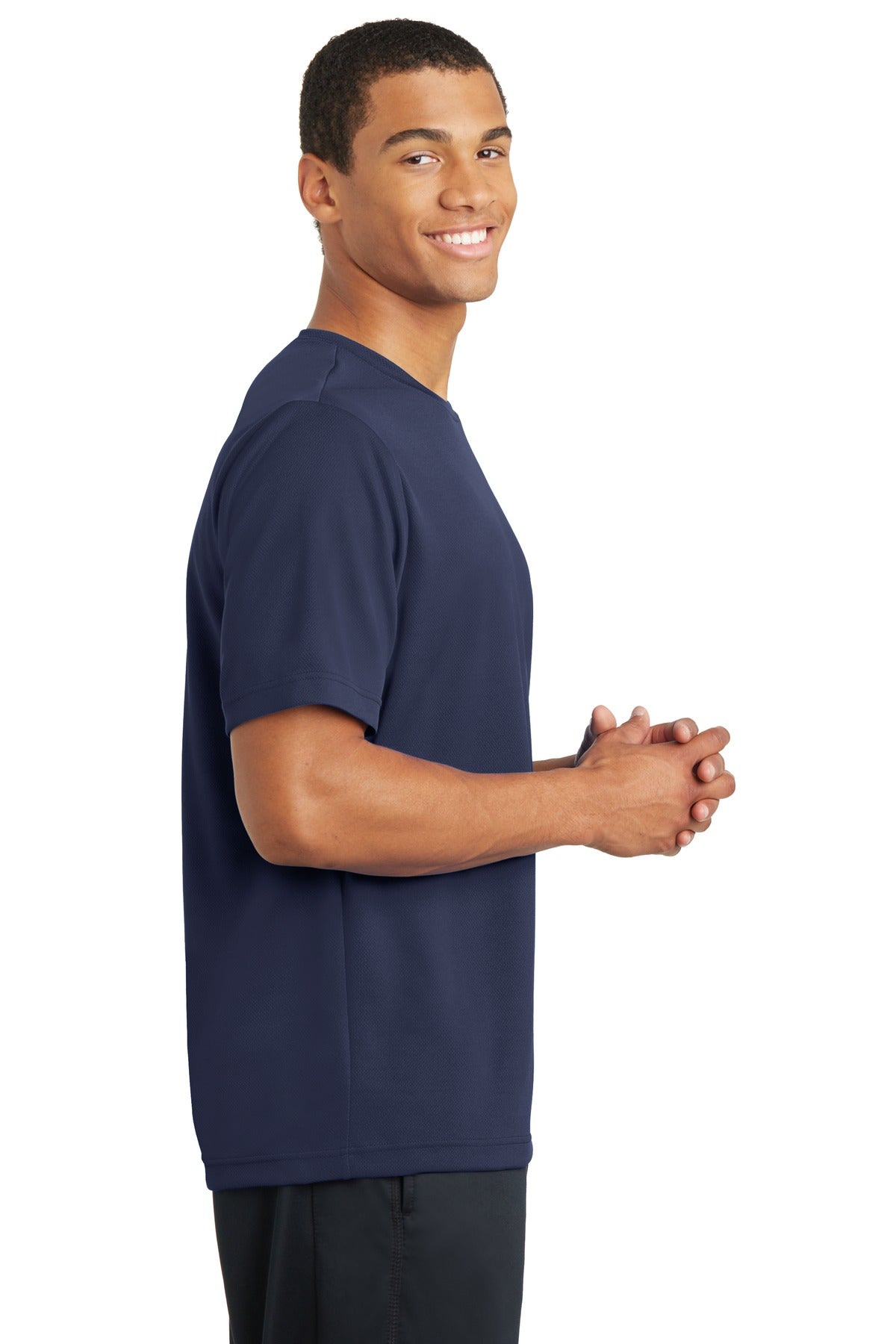 True Navy Sport-Tek PosiCharge RacerMesh Tee. ST340